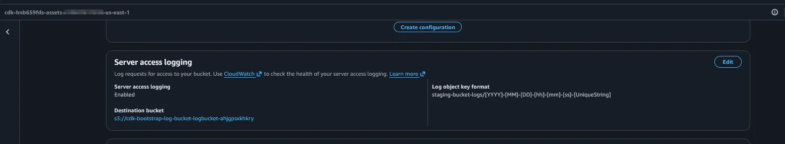 staging-bucket-server-access-logging