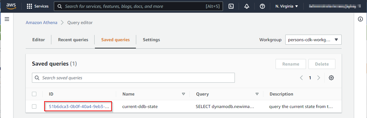 athena save query deployed