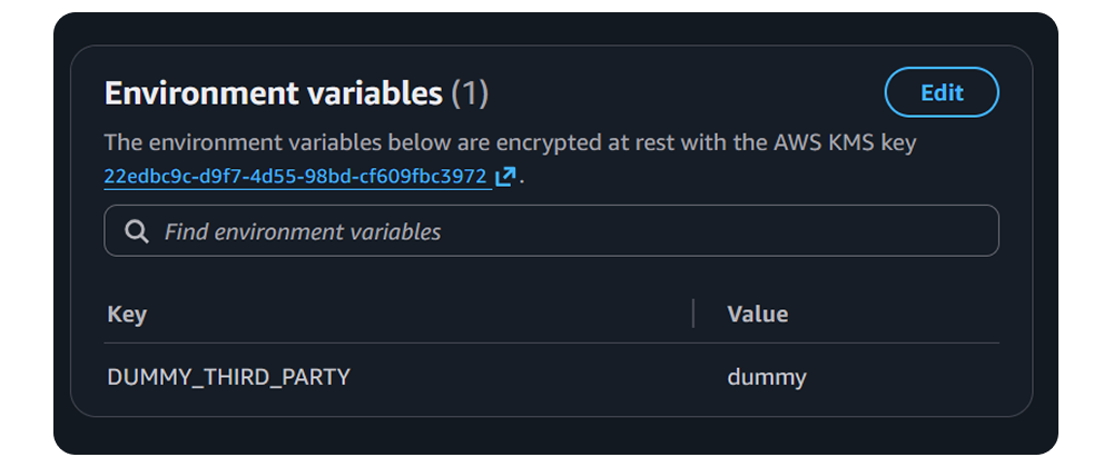 Encrypt All Lambda Environment Variables with AWS CDK Aspects/Mixins